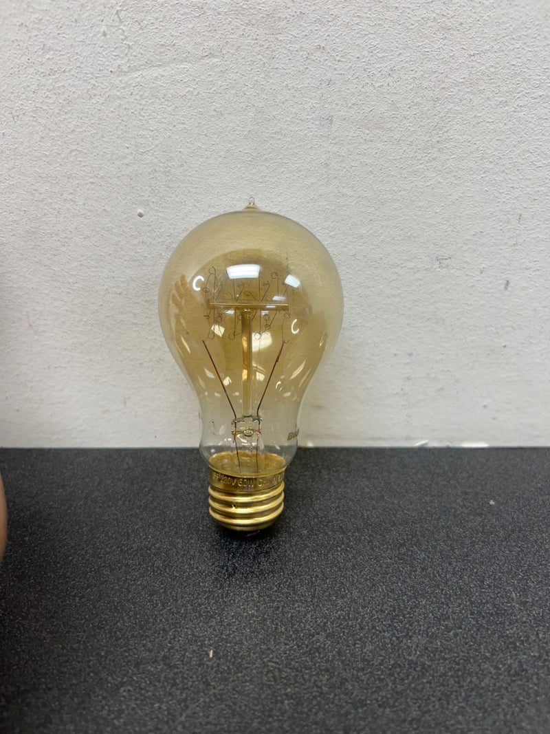 Bulbrite incandescent victorian loop filament light bulb, warm white, 60w, 1 ct