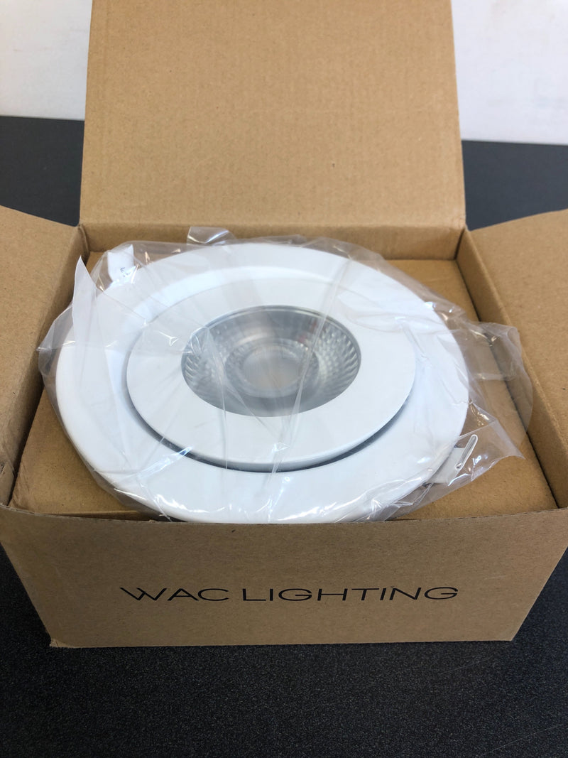 WAC Lighting R6ERAR-W9CS-WT Lotos 6" LED Adjustable Canless Downlight with Adjustable Color Temperature - White