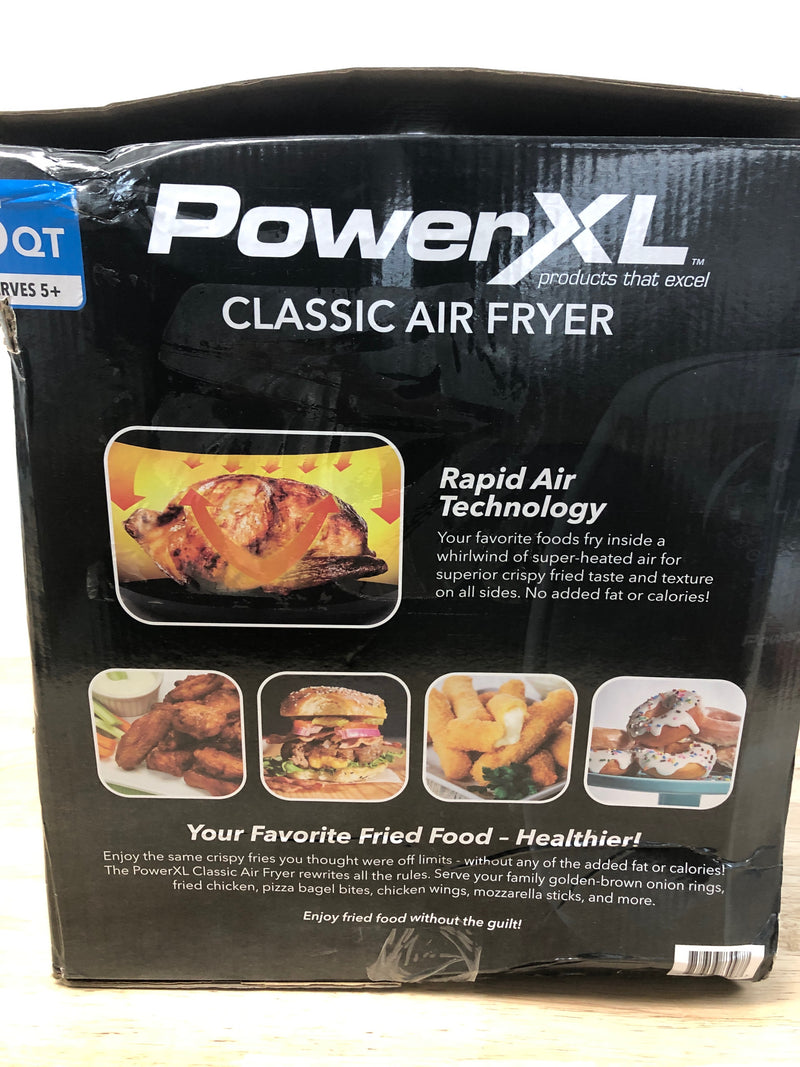 PowerXL 5qt Single Basket Air Fryer - Black