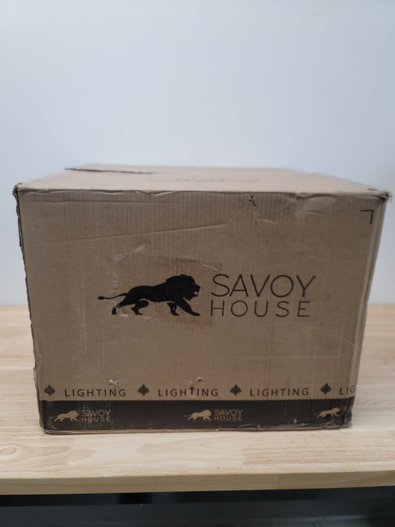 Savoy House 7-131-1-322 Alden Single Light 18" Wide Pendant - Warm Brass