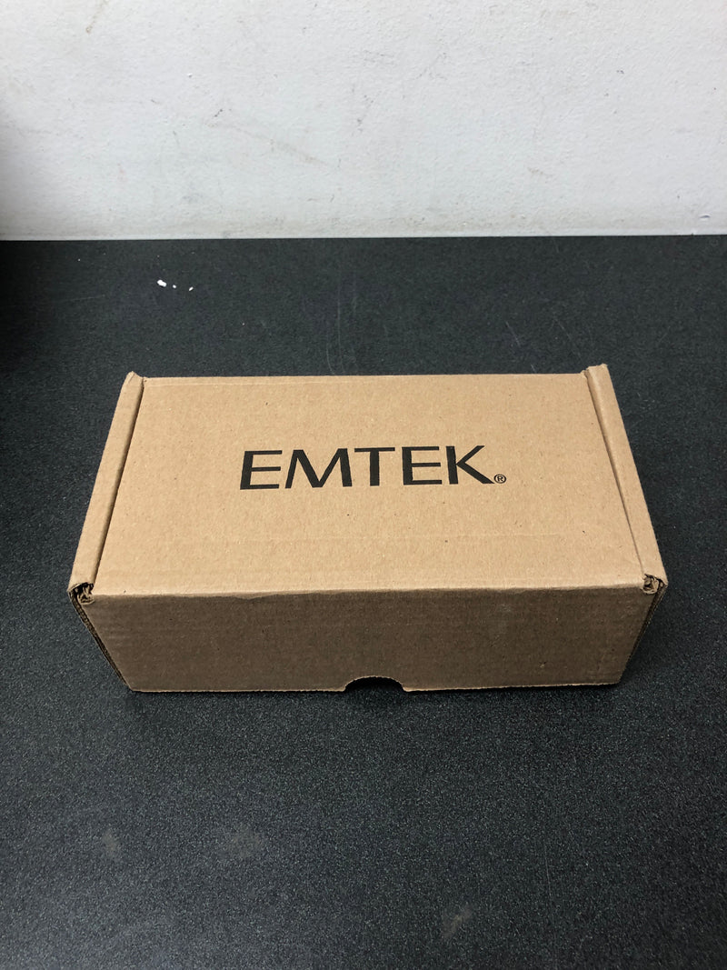 Emtek 8469US19 Square Brass Modern Single Cylinder Keyed Entry Deadbolt - Flat Black