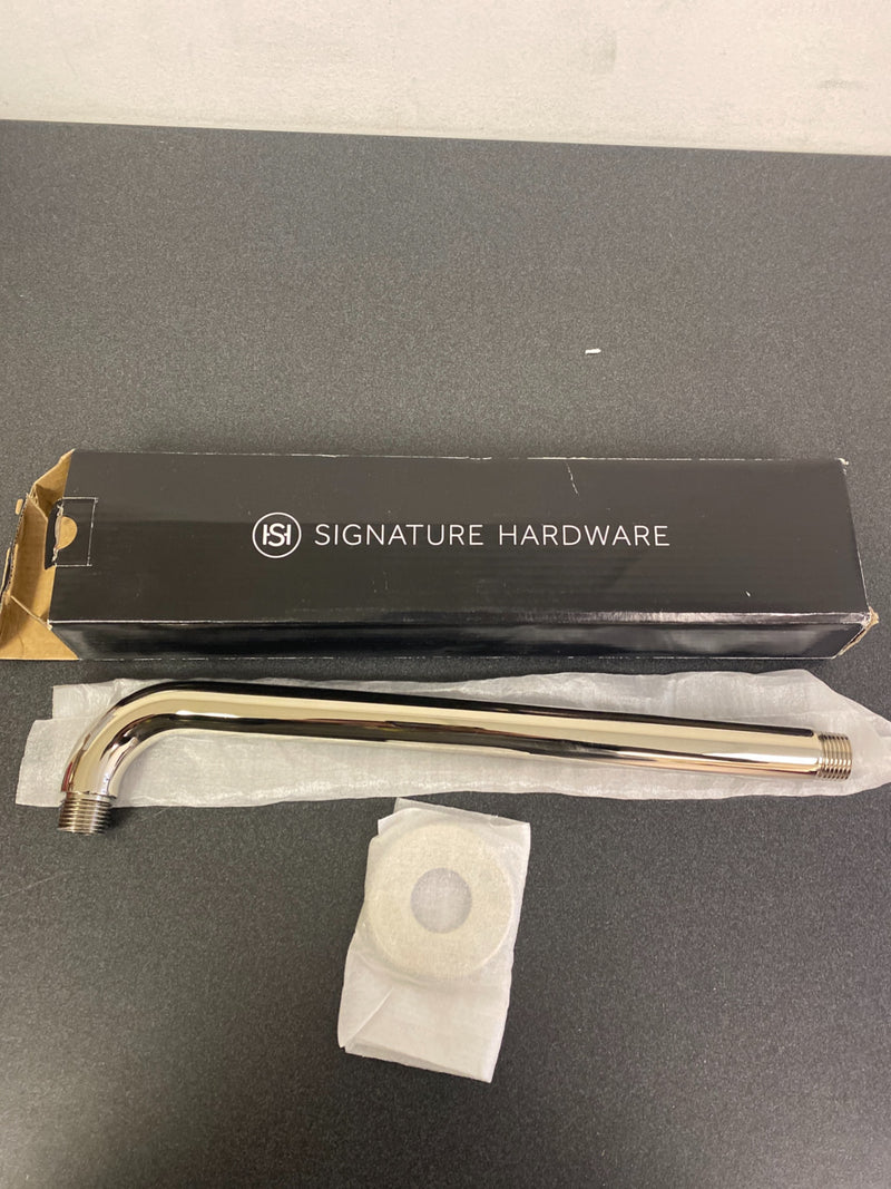 Signature Hardware Custom Showering Metal Shower Arm in Polished Nickel