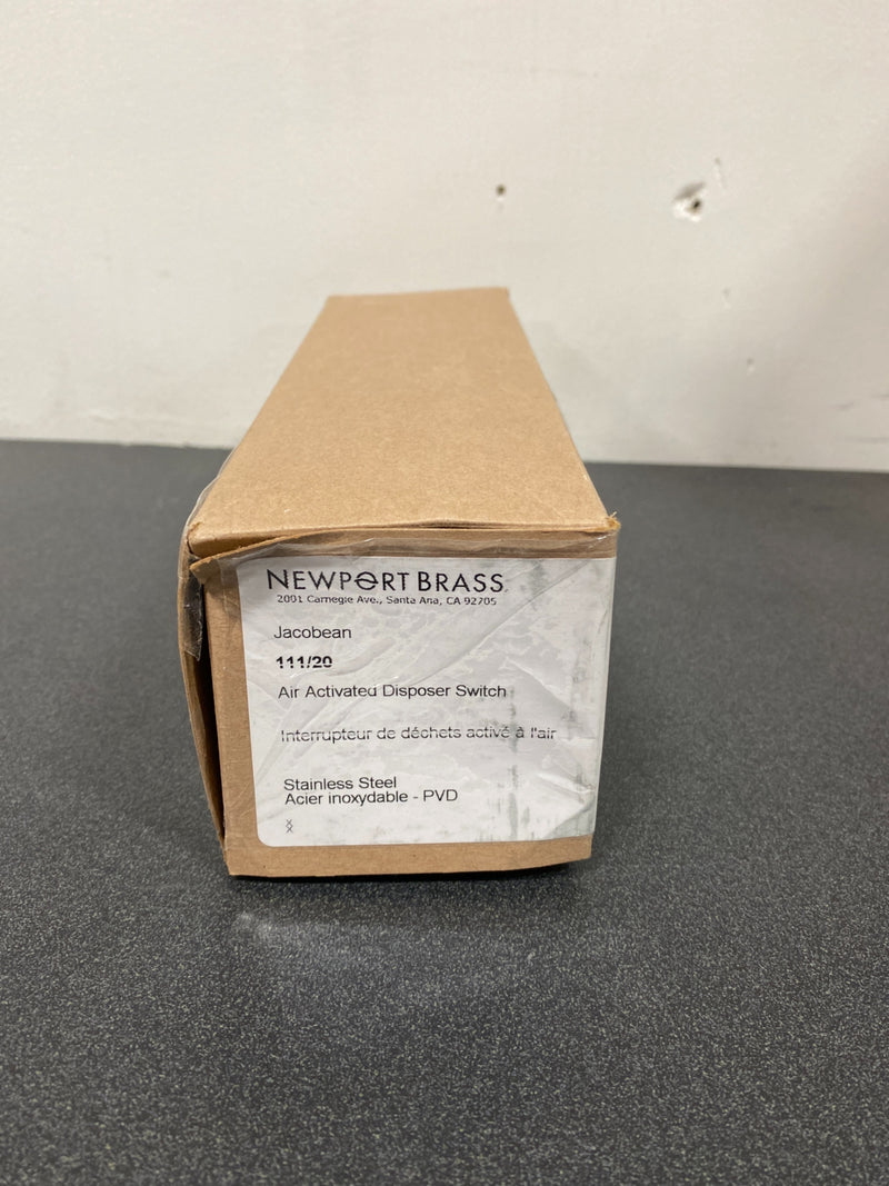 Newport Brass Soft Touch Air Activated Disposer Switch from the 940 Series