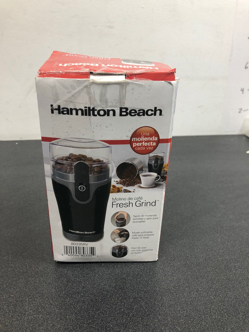 Hamilton beach 80335R 4.5 oz. Black Coffee Grinder