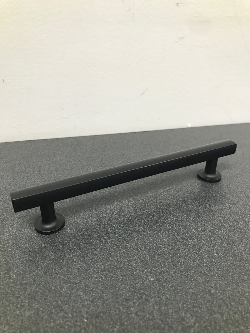 Emtek 86455US19 Freestone 6 Inch Center to Center Bar Cabinet Pull from the Urban Modern Collection - Flat Black