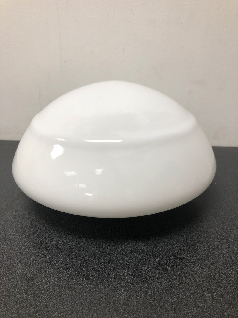 Hunter 22565 Contemporary Schoolhouse Glass Shade - White