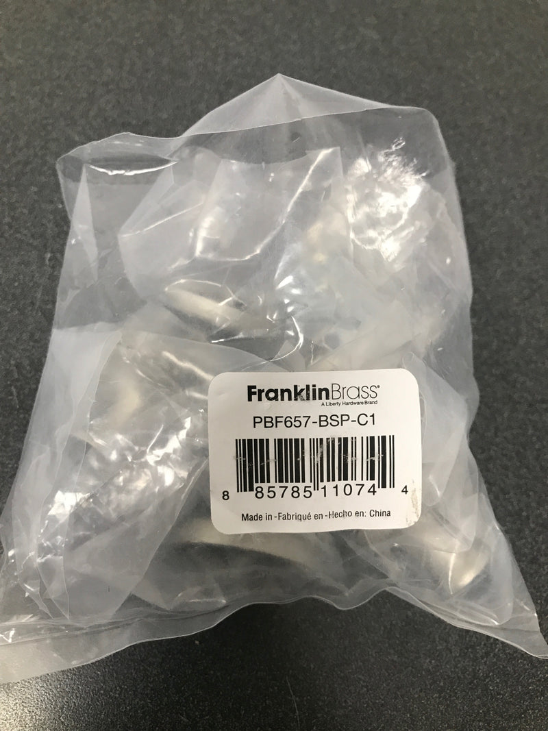 Franklin Brass PBF657-BSP-C1 Starfish 1-7/16 Inch Mushroom Cabinet Knob - Brushed Satin Pewter