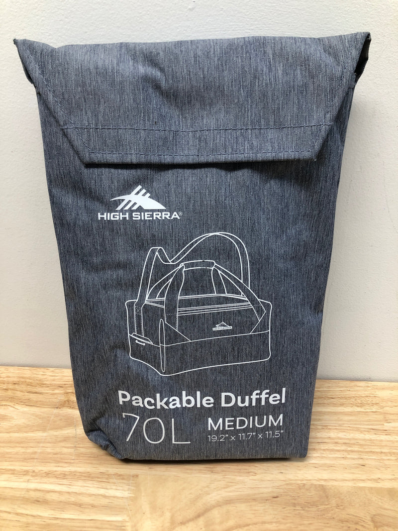 High sierra 70l packable duffel bag - indigo