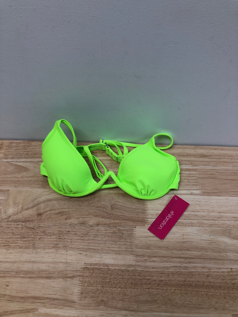 Xhilaration Juniors' Underwire Bikini Top - (Small, Lime Green)