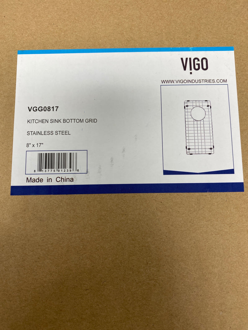 Vigo VGG0817 8-3/4" x 17-3/4" Stainless Steel Basin Rack - Chrome