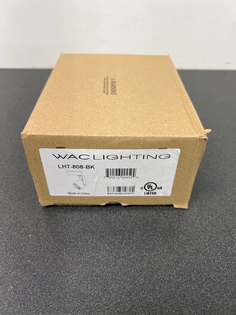 WAC Lighting LHT-808-BK HT-808 L-Track 6" Tall Low Voltage Track Head - 50 Watts - Black