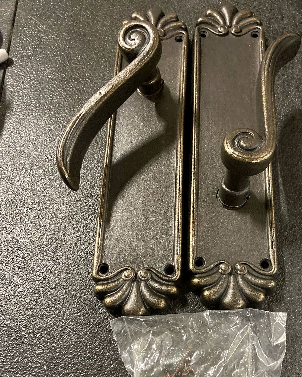 Bronze door levers from Zokos inventory